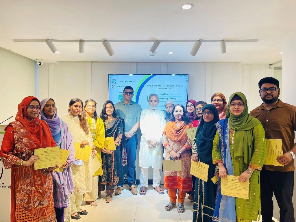 Hands On - Basic Dermatosurgery (24th Batch) Successfully Completed